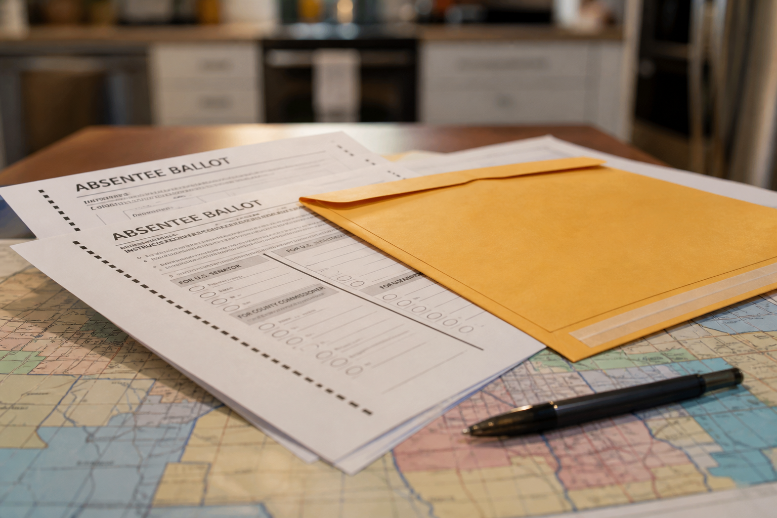 Ballots prepared for pickup